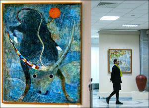 nukus savitskij museum Kunst im Wüstenmuseum Savitskij in Nukus.