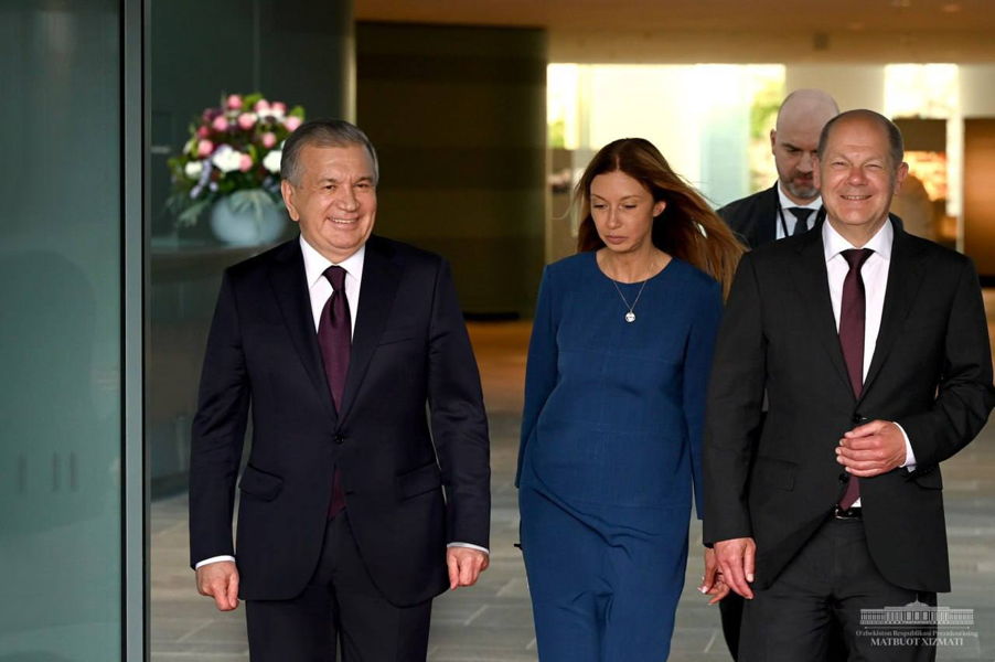 Präsident der Republik Usbekistan Shavkat Mirziyoyev Besuch nach Deutschland 344806447 265477552544542 5857506549481773671 n