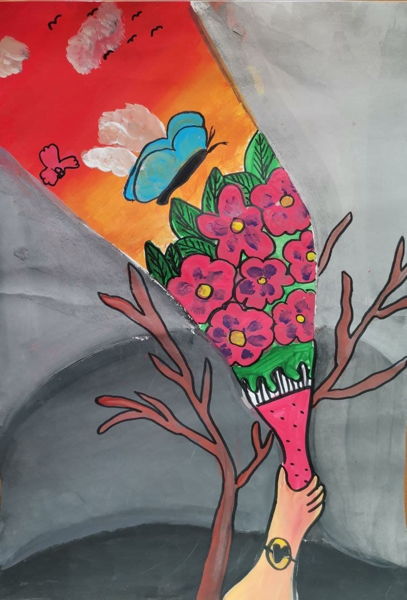 Kinder Malwettbewerb zum Thema "Tulpe und Mond" in Buchara photo 2021 05 10 18 32 11