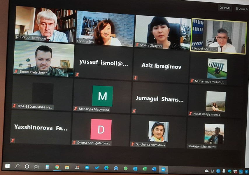 Online Veranstaltung mit den usbekischen Studenten zum Thema "Studium in Deutschland: Möglichkeiten und Krieterien der Auswahl" photo 2021 06 10 09 42 28