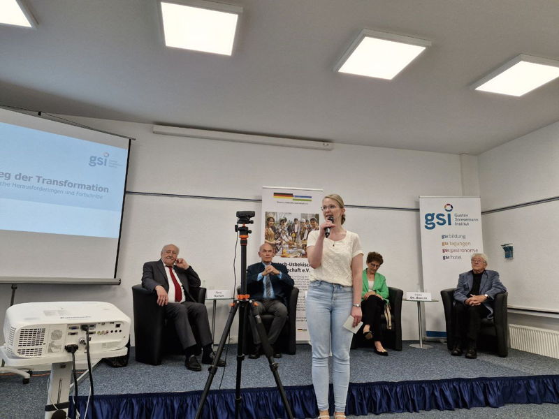 GEMEINSAME HYBRID-VERANSTALTUNG MIT DEM GUSTAV-STRESEMANN-INSTITUT ZUM 30-JÄHRIGEN JUBILÄUM DER DEUTSCH-USBEKISCHEN-GESELLSCHAFT e.V. photo 2024 05 15 19 52 47
