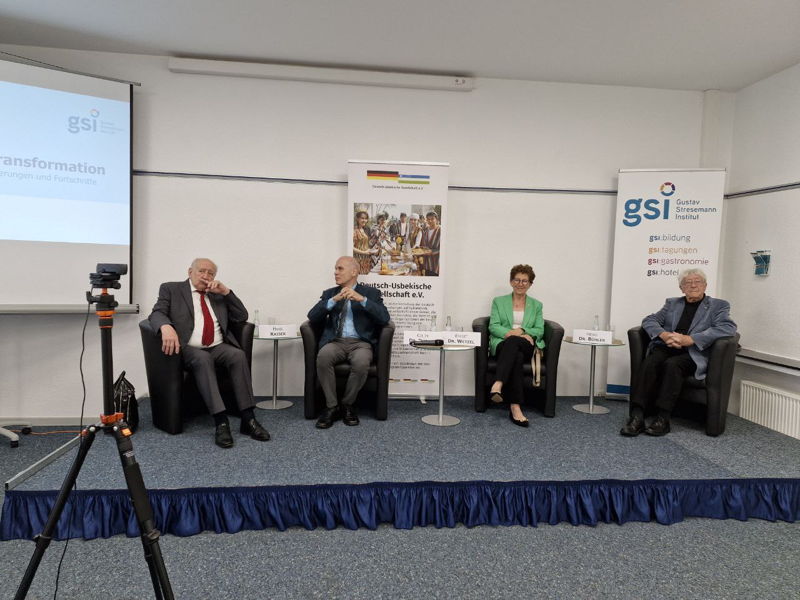 GEMEINSAME HYBRID-VERANSTALTUNG MIT DEM GUSTAV-STRESEMANN-INSTITUT ZUM 30-JÄHRIGEN JUBILÄUM DER DEUTSCH-USBEKISCHEN-GESELLSCHAFT e.V. photo 2024 05 15 20 00 35